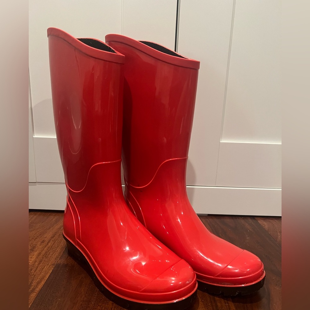 Columbia Women's Bright Red Rain Boots